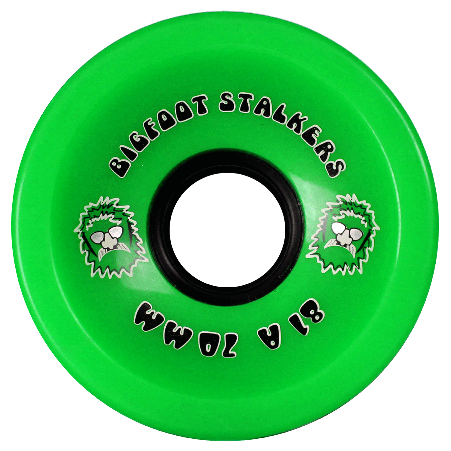 Bigfoot Stalkers Longboard Wheels Green 70mm 78A