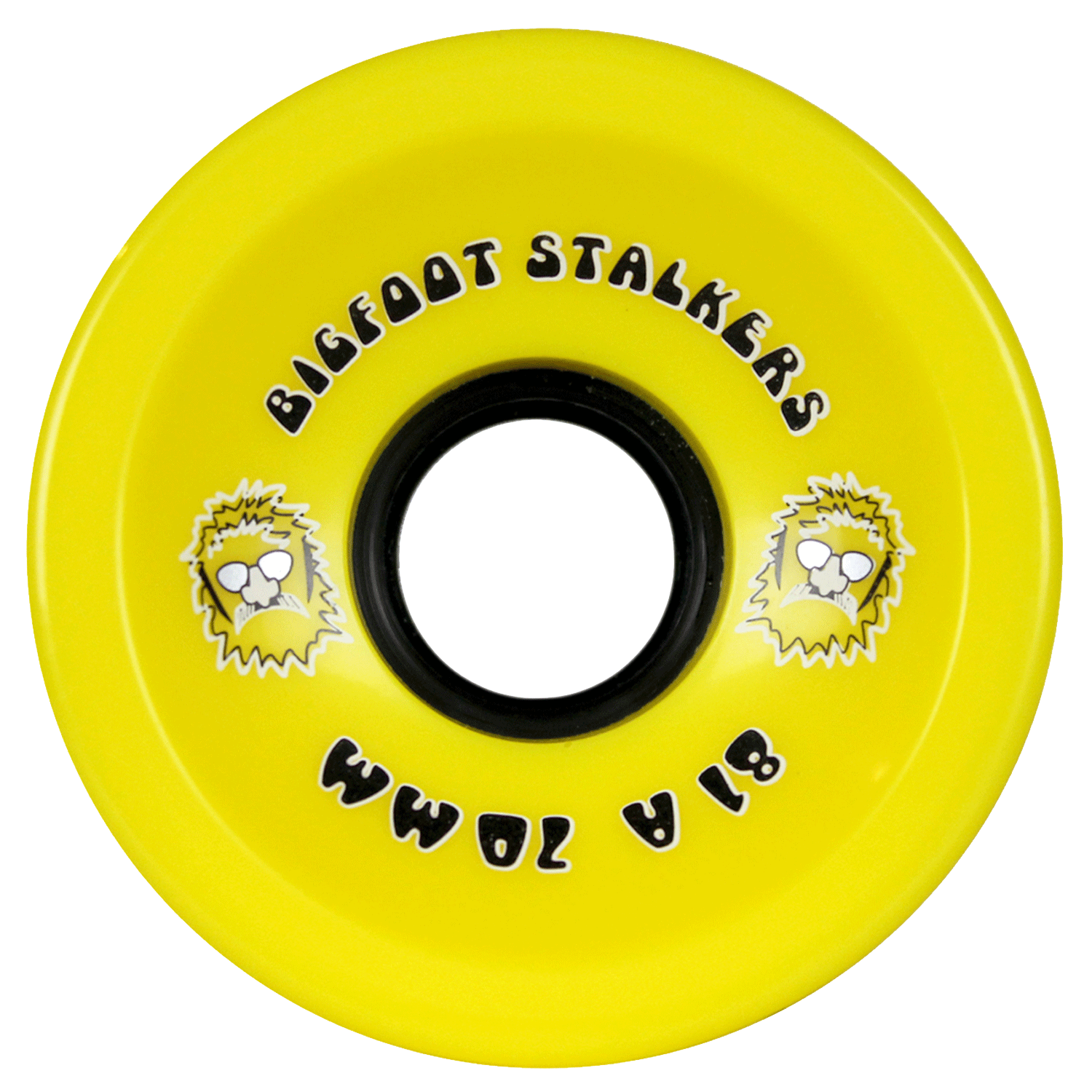 Bigfoot Stalkers Longboard Wheels Yellow 70mm 78A