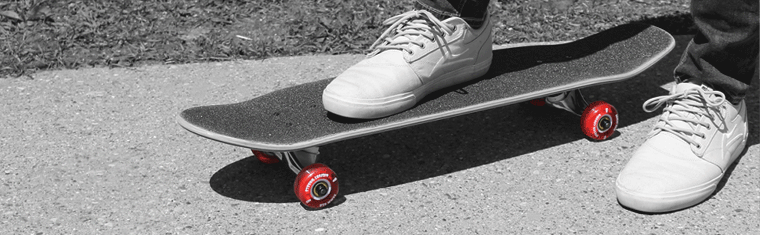 Bigfoot Filmer & Cruiser Soft Skateboard Wheels on Skateboard