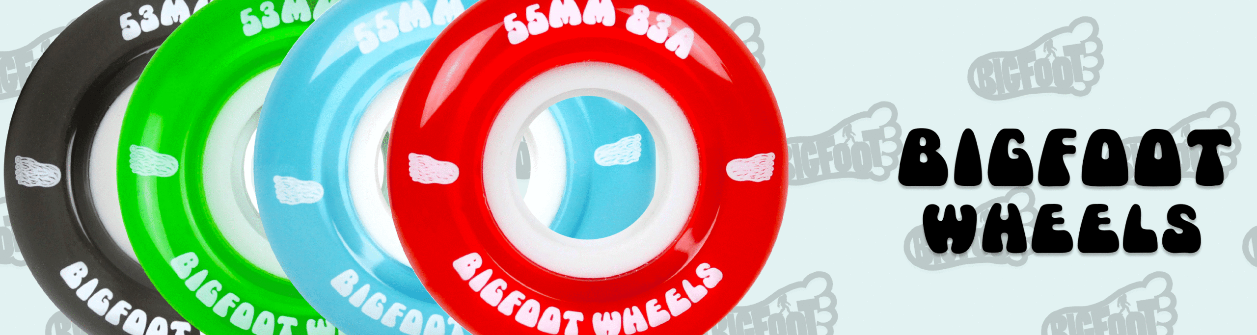 Bigfoot Soft Skateboard Wheels for Cruising and Filmers